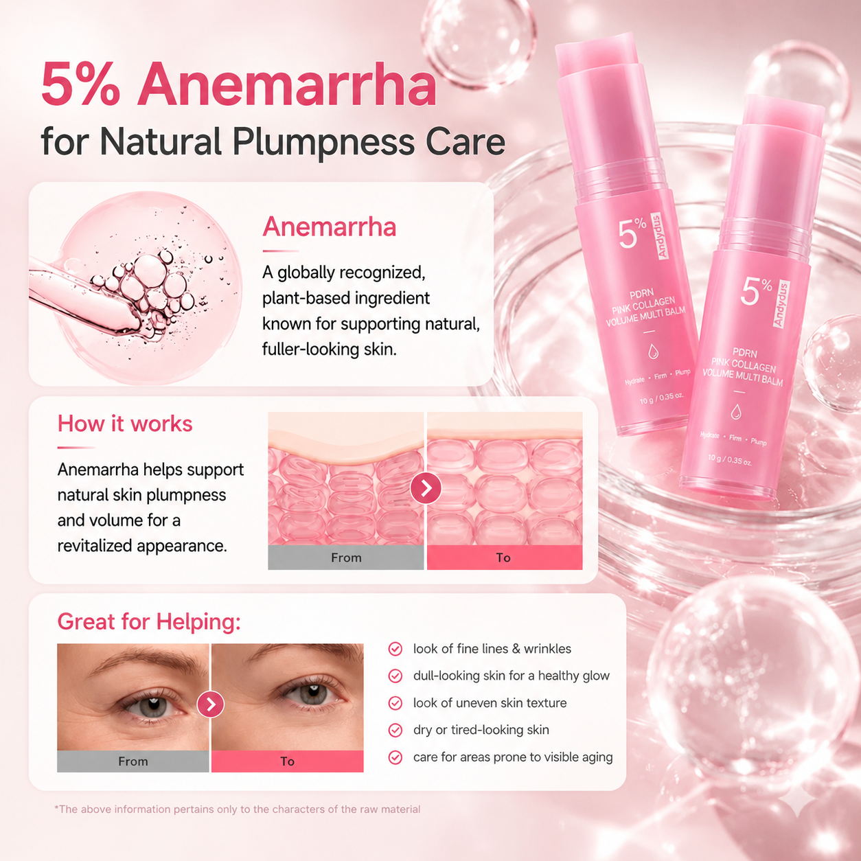 Andydus® REDO PinkCollagen Volume Multi Balm